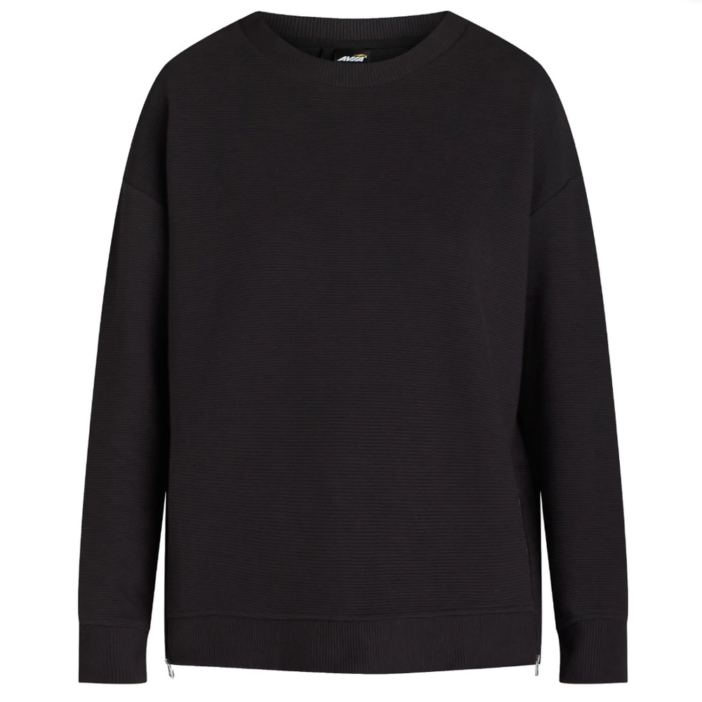 Avia Women's Ottoman Crewneck Top with Long Sleeves Size Small